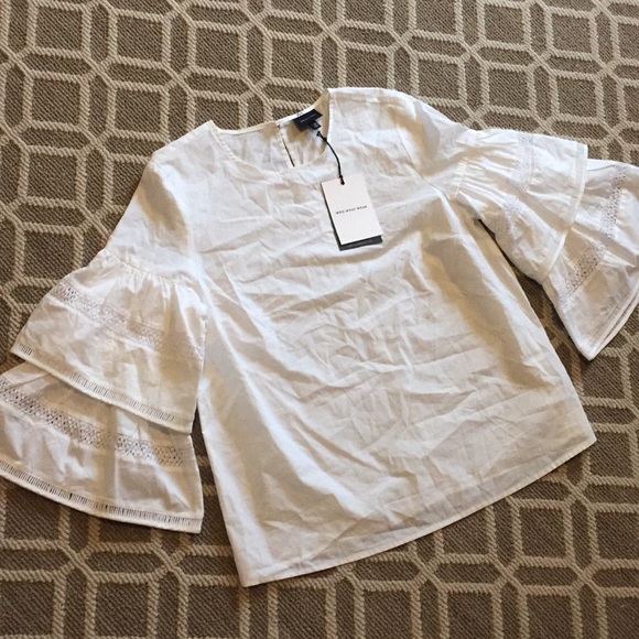 Who What Wear Tops - Who What Wear Bell Sleeve Blouse